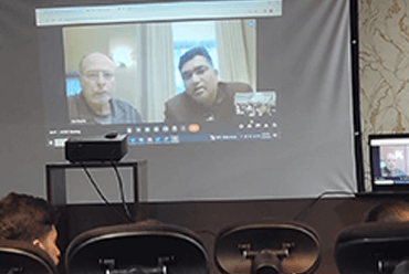 Meeting with leaders